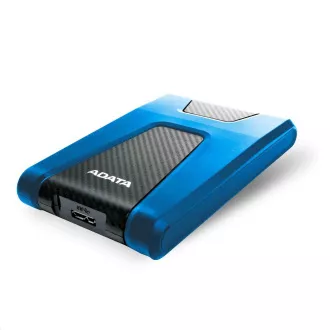 ADATA külső merevlemez 1TB USB 3.1 DashDrive Durable HD650, kék (gumi, ütésálló)