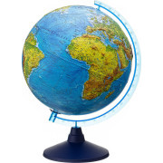 Alaysky Globe 25 cm Dombornyomott fizikai és politikai földgömb LED háttérvilágítással