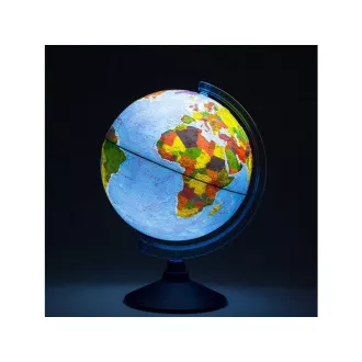 Alaysky Globe 32 cm Dombornyomott fizikai és politikai földgömb LED háttérvilágítással, szlovák nyelven Alaysky Globe 32 cm Dombornyomott fizikai és politikai földgömb LED háttérvilágítással, szlovák nyelven