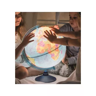 Alaysky Globe 32 cm Dombornyomott fizikai és politikai földgömb LED háttérvilágítással, szlovák nyelven Alaysky Globe 32 cm Dombornyomott fizikai és politikai földgömb LED háttérvilágítással, szlovák nyelven