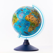 Alaysky Globe 25 cm Zoogeográfiai földgömb óvodásoknak, angol nyelvű feliratokkal