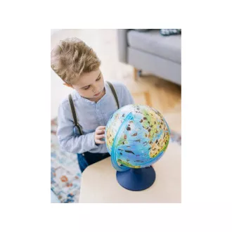 Alaysky Globe 32 cm-es zoogeográfiai kábel nélküli földgömb gyerekeknek LED háttérvilágítással