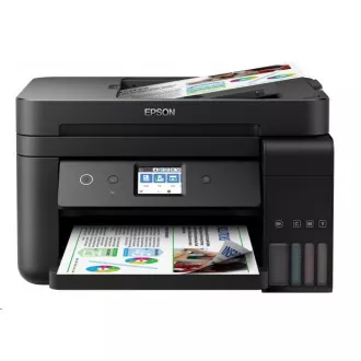EPSON tintasugaras nyomtató L6190, 4in1, CIS, A4, 33ppm, 4ink, USB, Wi-Fi, Ethernet, érintőképernyő LCD