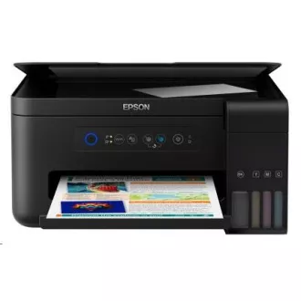 EPSON tintasugaras nyomtató  L4150, 3in1, CIS, A4, 33ppm fekete, 4ink, USB, Wi-Fi, Epson Connect Tank rendszer