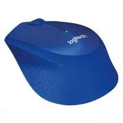 Logitech Wireless Mouse M330 Silent Plus, kék