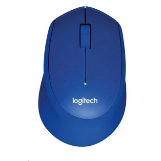 Logitech Wireless Mouse M330 Silent Plus, kék