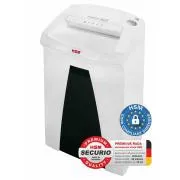 HSM Securio B22 iratmegsemmisítő (vágás: Kombinált 3, 9x30 mm | bemenet: 240 mm | DIN: P-4 (3) | papír, tűzőkapcsok, műanyag kártyák)