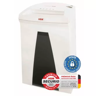 HSM aprítógép Securio B24 (vágás: kombinált 4, 5x30 mm | bemenet: 240 mm | DIN: P-4 (3) | papír, tűzőkapcsok, műanyag kártyák, CD) HSM aprítógép Securio B24 (vágás: kombinált 4, 5x30 mm | bemenet: 240 mm | DIN: P-4 (3) | papír, tűzőkapcsok, műanyag kártyák, CD)