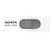 ADATA Flash Disk 32GB UV220, USB 2.0 Dash Drive, fehér/szürke