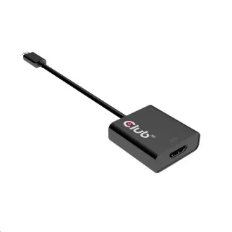 Club3D Aktív USB 3.1 Type-C HDMI 2.0 UHD 4K60Hz HDR adapter, 17cm