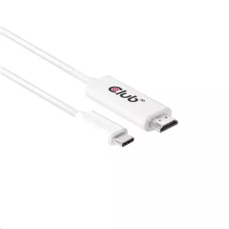 Club3D Aktív USB Type-C HDMI 2.0 4K60Hz UHD kábel, 1, 8m