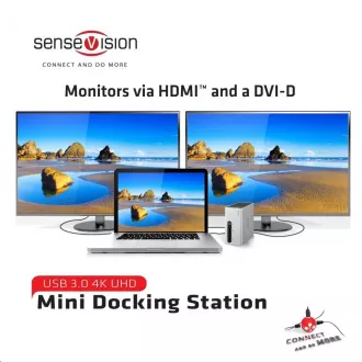 Club3D dokkolóállomás USB-A 8v1, 1xHDMI, 1xDVI, 4xUSB, 1xRJ45, 1x3.5mm, szürke, szürke Club3D dokkolóállomás USB-A 8v1, 1xHDMI, 1xDVI, 4xUSB, 1xRJ45, 1x3.5mm, szürke, szürke