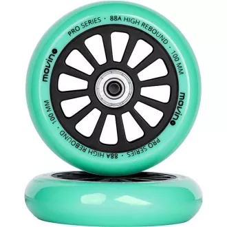 Pótkerekek MOVINO EDGE 100 mm-es freestyle rollerhez, alumínium, 2 db, Arany