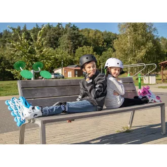 Görkorcsolya 4in1 Enero KIDS - kék és fehér, 34-37