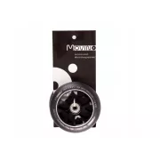 Pótkerék freestyle robogóhoz 110mm, alumínium, 2 db, fekete-ezüst