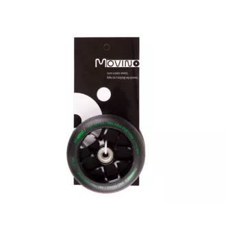 Pótkerék freestyle robogóhoz 110mm, alumínium, 2 db, fekete-ezüst