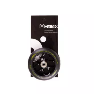 Pótkerék freestyle robogóhoz 110mm, alumínium, 2 db, fekete-ezüst