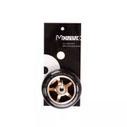 Pótkerekek MOVINO EDGE 100 mm-es freestyle rollerhez, alumínium, 2 db, Arany