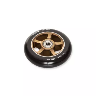 Pótkerekek MOVINO EDGE 100 mm-es freestyle rollerhez, alumínium, 2 db, Arany