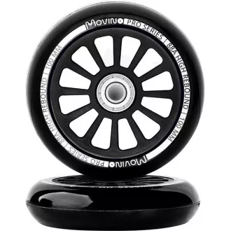 MOVINO pótkerekek freestyle rollerhez 100mm, PP, 2 db, piros