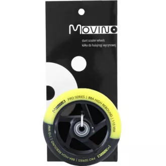 MOVINO pótkerekek freestyle rollerhez 100mm, PP, 2 db, piros