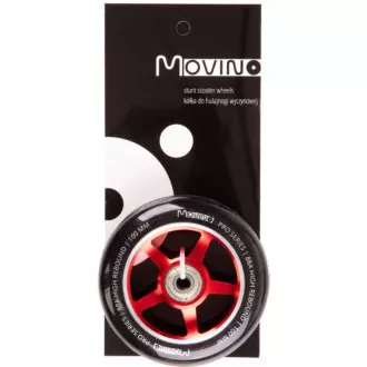 MOVINO pótkerék freestyle rollerhez 100mm, PP, 2 db, Fekete