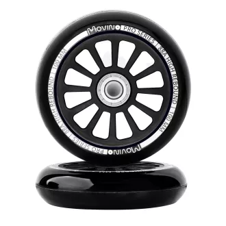 MOVINO pótkerék freestyle rollerhez 100mm, PP, 2 db, Fekete