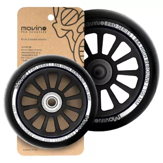 MOVINO pótkerék freestyle rollerhez 100mm, PP, 2 db, Fekete