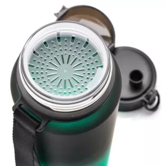 Tritan sport palack MTR, 1000 ml, fekete-zöld