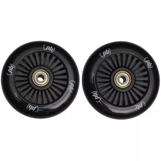 Pótkerekek freestyle rollerhez - 100mm PU, fekete, 2 db Pótkerekek freestyle rollerhez - 100mm PU, fekete, 2 db