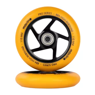 Pótkerekek freestyle robogóhoz MOVINO SLAVE, 110mm, alumínium, Kék
