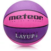 Kosárlabda MTR LAYUP 4-es méret, rózsaszín és lila