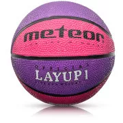 Kosárlabda MTR LAYUP 1 méret, rózsaszín-lila