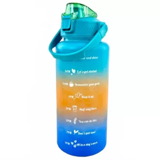 Motivációs sport palack 2l, sötét rózsaszín