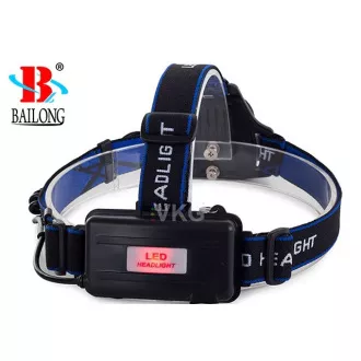 AKU fejlámpa Bailong BL-6699, led típus CREE XML   újratölthető készlet