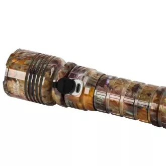 Taktikai zseblámpa Bailong ZOOM CREE LED, álcázva Taktikai zseblámpa Bailong ZOOM CREE LED, álcázva