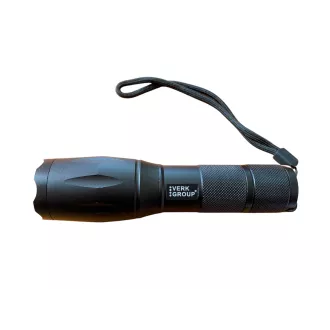 Zseblámpa Bailong BL-8668, CREE XM-L T6 típusú LED   figyelmeztető fogantyú
