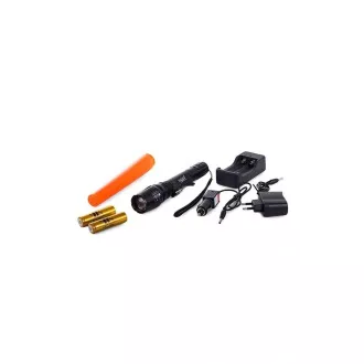 Zseblámpa Bailong BL-8668, CREE XM-L T6 típusú LED   figyelmeztető fogantyú