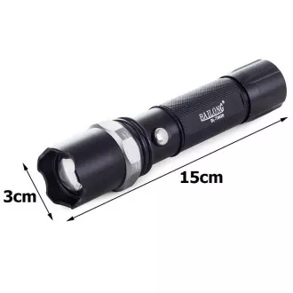 Zseblámpa Bailong BL-8626, LED típus CREE XPE figyelmeztető fogantyú Zseblámpa Bailong BL-8626, LED típus CREE XPE figyelmeztető fogantyú