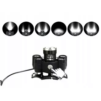 CREE fényszóró 1 x XM-L T6 4 x erős Q5 fehér 1 x erős COB ZOOM szalag CREE fényszóró 1 x XM-L T6 4 x erős Q5 fehér 1 x erős COB ZOOM szalag