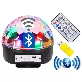 Disco light Bluetooth USB labda   távirányító