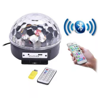 Disco light Bluetooth USB labda   távirányító