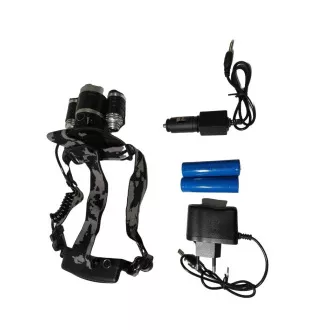 Fejlámpa 3xCREE T6 Fejlámpa 3xCREE T6