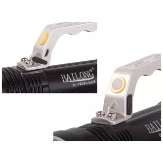USB zseblámpa Bailong BL-T623 LED ZOOM típus CREE XM-L T6