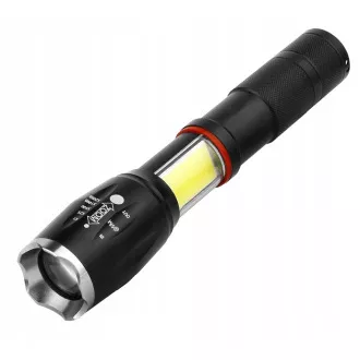 USB zseblámpa COB U3 LED ZOOM funkcióval 9W