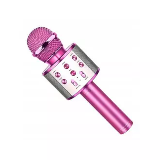 Karaoke bluetooth mikrofon hangszóróval, Ezüst