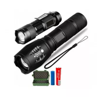 2x LED-es zseblámpa CREE XM-L T6 és Q5 2x ZOOM 2x LED-es zseblámpa CREE XM-L T6 és Q5 2x ZOOM