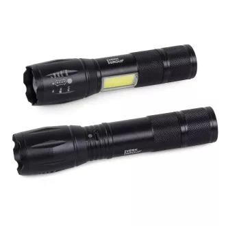 LED CREE ZOOM zseblámpa Bailong XML T6 COB