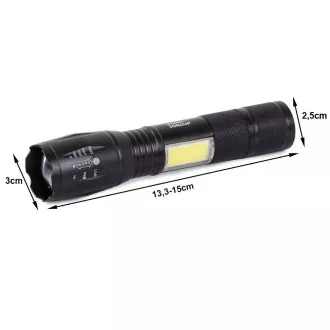 LED CREE ZOOM zseblámpa Bailong XML T6 COB