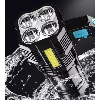 Többfunkciós USB LED-es zseblámpa